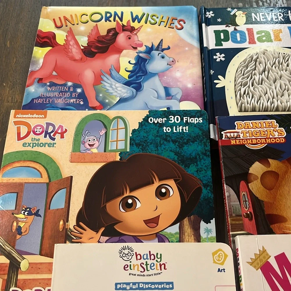 CHILDREN’S BOARD BOOKS SET OF 8 new kids books learning #69